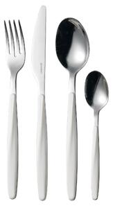 Set Posate colorate 24 pezzi MY FUSION 6 posto tavola 18/10 in confezione vetrina Bianco- posate