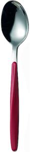 Cucchiaio My Fusion Set 6 pezzi in acciaio inox 18/10 (AISI 304) manico in ABS Rosso lavabili in lavastoviglie