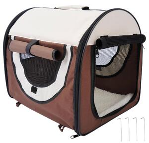 PawHut: trasportino pieghevole per cani, zaino per animali domestici, 46 x 36 x 41 cm