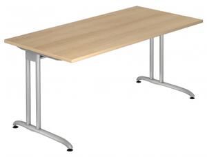 HAMMERBACHER BS16 Schreibtisch eiche rechteckig