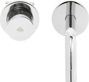 SAT EVOLUTION rubinetto da incasso per lavabo cromo, miscelatore monocomando, a parete, incl. corpo incasso