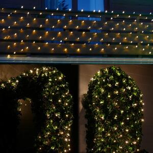 Catena luminosa a LED con cavo Illuminazione decorativa a LED Catena luminosa Dimensioni: 4x1 m Colore della luce: bianco caldo