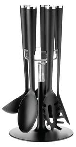 Set 5 mestoli con base Guzzini cooking 19xh35 cm con mestoli antiaderenti con base