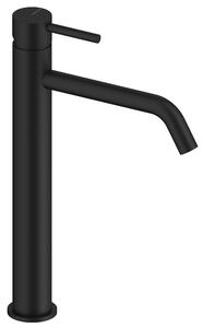 SANYCCES LOOP ColdOpen Miscelatore monocomando per lavabo 36,3 cm, nero opaco