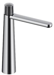 SANYCCES DEDAL ColdOpen Rubinetto lavabo con finitura plissettata Altezza bocca 245 mm cromato