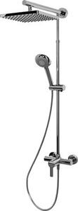 Sistema doccia con rubinetto a leva Duschmaster Schulte Soffione a pioggia (D9621 02)