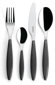 Posate Feeling 24 pezzi Colore Grigio in acciaio inox 18/10 AISI 420 di Altissima qualit� lavabili in lavastoviglie