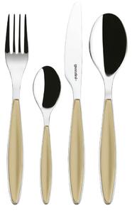 Posate Feeling 24 pezzi Colore Sabbia in acciaio inox 18/10 AISI 420 di Altissima qualit� lavabili in lavastoviglie