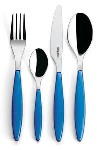 Posate Feeling 24 pezzi Colore Blu Mediterraneo in acciaio inox 18/10 AISI 420 di Altissima qualit� lavabili in lavastoviglie