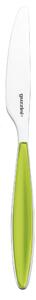 Coltelli da Tavola FEELING set da 6 pezzi in acciaio 18.10 AISI304 22.5 Cm verde mela lavabili in lavastoviglie
