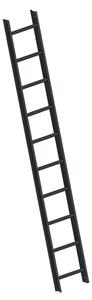 Layher 1051 Scala da tetto grigio antracite, 10 pioli