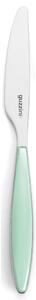 Coltelli da Tavola FEELING set da 6 pezzi in acciaio 18.10 AISI 420 dimensione 22.5 Cm Verde Acqua lavabili in lavastoviglie