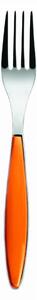 Forchette da tavola FEELING set da 6 pezzi in acciaio 18.10 (AISI304) 20.5 Cm arancio lavabili in lavastoviglie