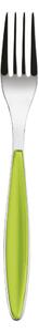 Forchette da tavola FEELING set da 6 pezzi in acciaio 18.10 (AISI304) 20.5 Cm Verde Mela lavabili in lavastoviglie