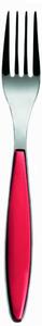Forchette da tavola FEELING set da 6 pezzi in acciaio 18.10 (AISI304) 20.5 Cm rosso lavabili in lavastoviglie