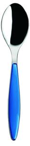 Cucchiaini da caff� FEELING set da 6 pezzi in acciaio 18.10 AISI304 14.5 Cm lavabili in lavastoviglie Blu mediterraneo