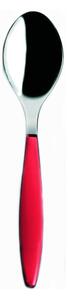 Cucchiaini da caff� FEELING set da 6 pezzi in acciaio 18.10 AISI304 14.5 Cm lavabili in lavastoviglie rosso