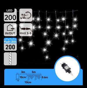 Aigostar - Catena luminosa natalizia LED da esterno 200xLED 8x0,6m IP44 bianco freddo