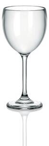 Bicchieri Vino 8.5xh19 cm 300cc 12 pezzi Happy Hour in pura plastica vergine ad alta resistenza