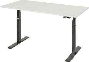 Scrivania adlatus 100 1500x800x650-1300 M-top nero
