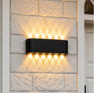 Top Light-LED Applique da esterno RAY LED/10W/230V 3000/4000/6500K IP54 nera