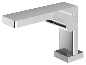 Miscelatore per lavabo da bagno, modello NT3110C - Ottone - Bocchetta piatta - Cromato