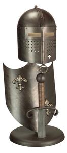 Lampada Scrivania Industrial Crusader Acciaio Bronzo 1 Luce Gx53 Led 3000K 720Lm
