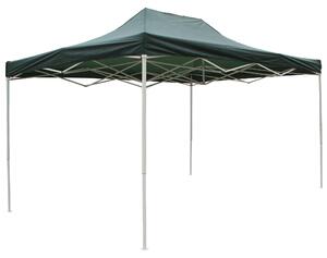 Gazebo da giardino 3x4,5 mt in acciaio e poliestere verde Lavinia