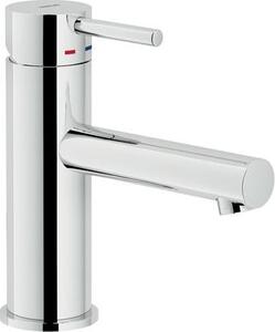 NOBILI LIVE Miscelatore monocomando per lavabo con valvola a stelo "click-clack", cromato