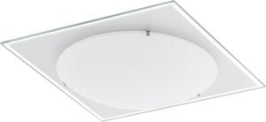 Lampada da soffitto a LED, vetro satinato, cornice a specchio di 30 cm