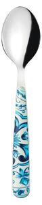 Cucchiai da tavola Linea BLUES set da 6 pezzi in acciaio 18.10 (AISI 420) Lunghezza Lunghezza 21 Cm colore BLU MEDITERRANEO lavabili in lavastoviglie