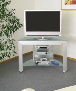 Porta TV Cubo 100 in alluminio anodizzato Plasma Dimensioni 100x51xh72 cm da 29 a 36 pollici