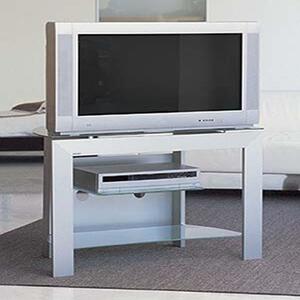 Porta TV Cubo 74 in alluminio anodizzato portata max 100kg 24