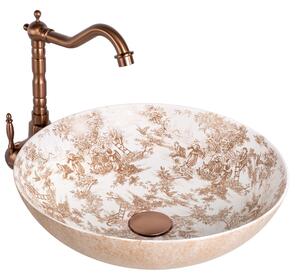 Lavabo da appoggio Rea Juliana Brown