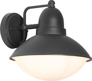 Lampada da esterno moderna, nera, IP44, Marcel