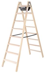 Scaletta in legno 2x8 gradini