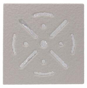 Griglia di Areazione Artistica Quadrata Pitturabile con Zanzariera - EFFETTO Pietra Accessorio Griglia Areazione