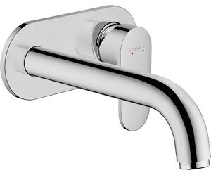 Hansgrohe Vernis Blend Mitigeur monocommandé pour lavabo encastré pour montage mural avec bec 20,5 cm, 71576000, 71576000