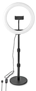 Nedis RLSTND200BK - Lampada LED dimmerabile con supporto LED/6W/USB