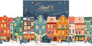 Calendario dell'Avvento Lindt motivo case d'inverno mondo invernale illustrato 153g