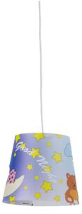 Sospensione Diametro 30 cm Kone Orsetto,design Emporium realizzato in Polypropylene , cristallo acrilico , metallo, misure 30x30x26 cm