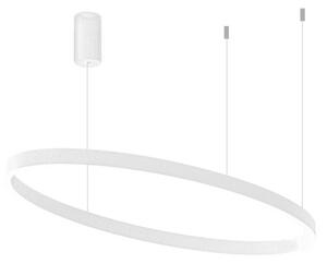 Lampadario moderno gea luce criseide s1g ovale fcrsb9o led bianco alluminio silicone - Gea Luce