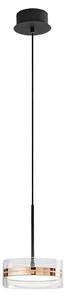 Lampadario perenz aere 8216 or lc led 3000k led 748lm oro rosa - Perenz