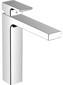 Hansgrohe Vernis Shape Mitigeur monocommande pour lavabo 190 avec vidage à tirette en métal, chromé, 71590000, 71590000
