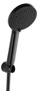 Doccetta SAT con 3 funzioni e tubo flessibile da 150 cm, nero opaco