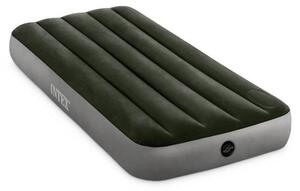 Materasso gonfiabile da campeggio INTEX Downy FT 64760, per una persona, con pompa a pedale, 76 x 191 x 25 cm, colore blu