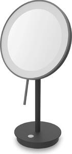 Zack specchio verticale in acciaio inox ALONA specchio da bagno LED specchio di vanità nero 40142