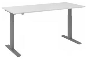 Scrivania regolabile in altezza XMKA | 2 motori | 120-180 cm | elettrico | grigio, colore struttura:grafite, dimensioni piano d'appoggio:180 x 80 cm