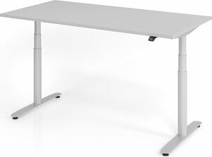 Scrivania Hammerbacher con base a T elettrica - 160 x 80 x 63-167 cm regolabile in altezza