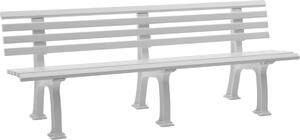 Panchina Mod. Juist 4 posti bianco 200 cm